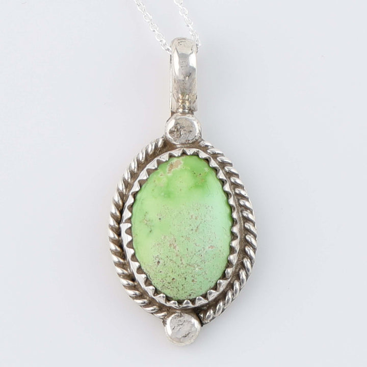 Orvil Jack Turquoise Pendant on Chain