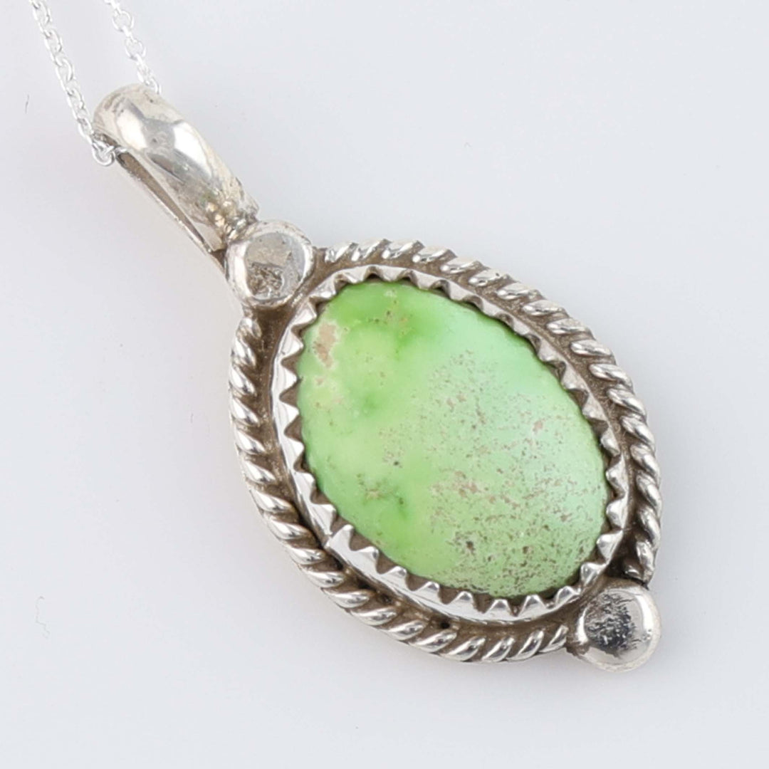 Orvil Jack Turquoise Pendant on Chain
