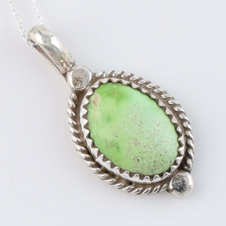 Orvil Jack Turquoise Pendant on Chain