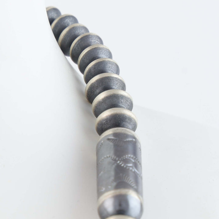 Barrel Bead Navajo Pearl Necklace