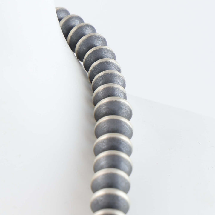 Oxidized Navajo Pearl Necklace