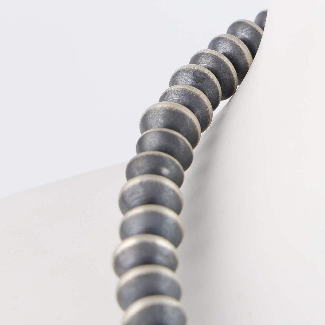 Oxidized Navajo Pearl Necklace