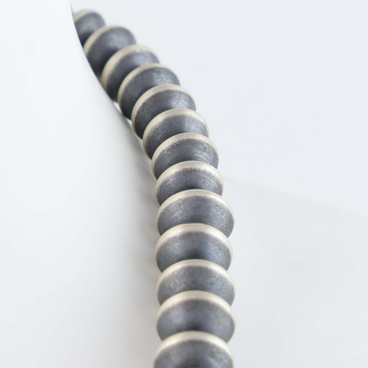 Oxidized Navajo Pearl Necklace