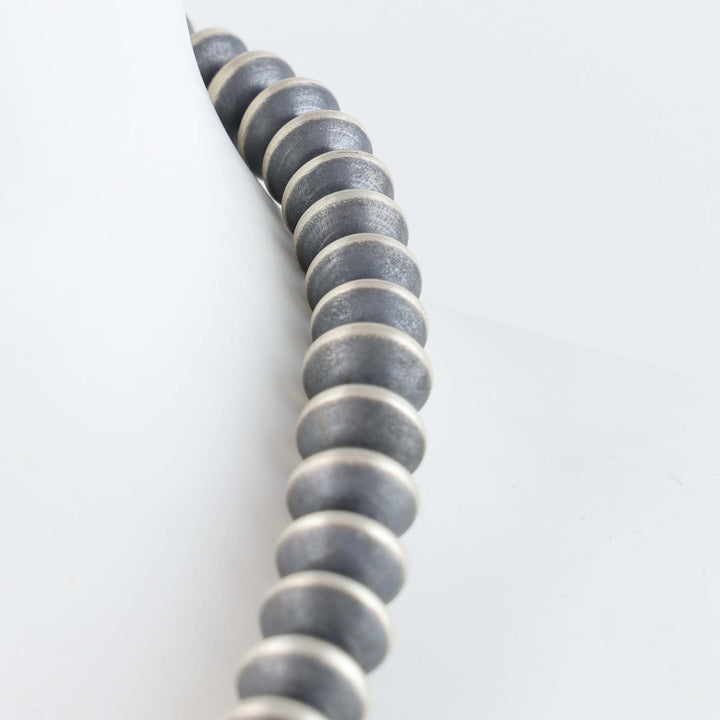 Oxidized Navajo Pearl Necklace