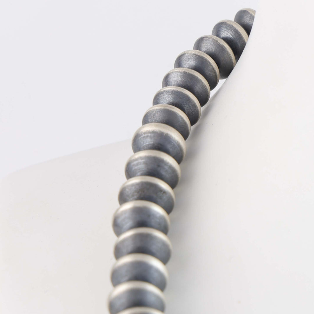 Oxidized Navajo Pearl Necklace