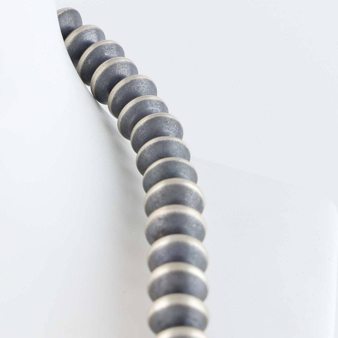 Oxidized Navajo Pearl Necklace