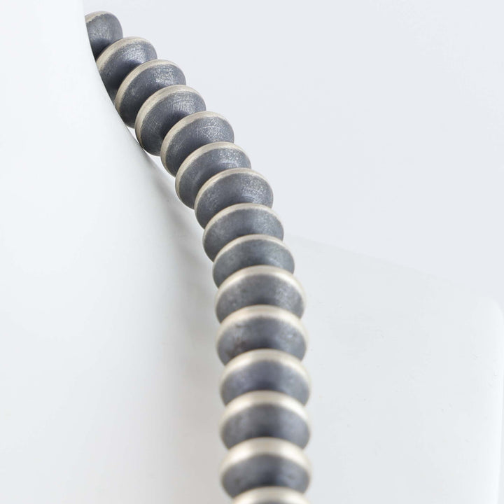 Oxidized Navajo Pearl Necklace
