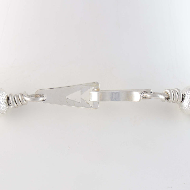 Navajo Pearl Necklace with Gold Bead