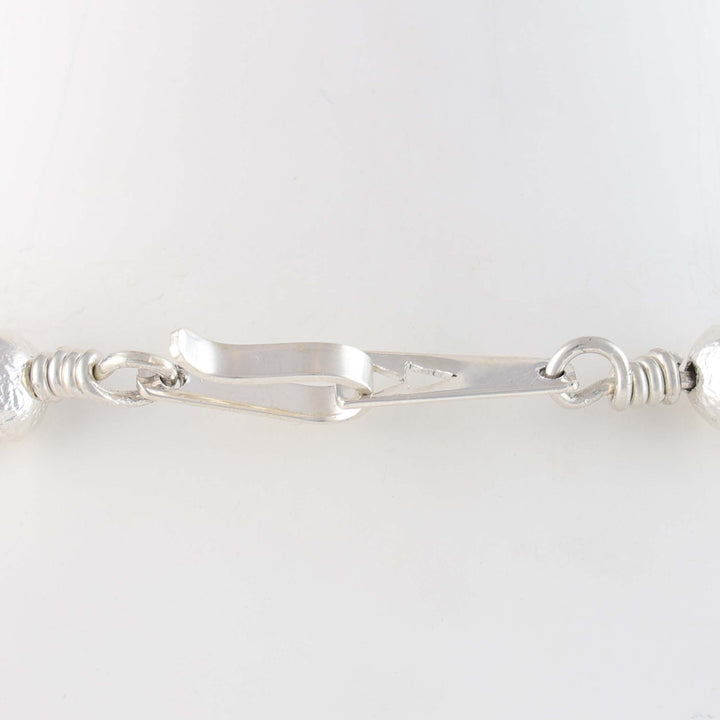 Navajo Pearl Necklace with Gold and Turquoise