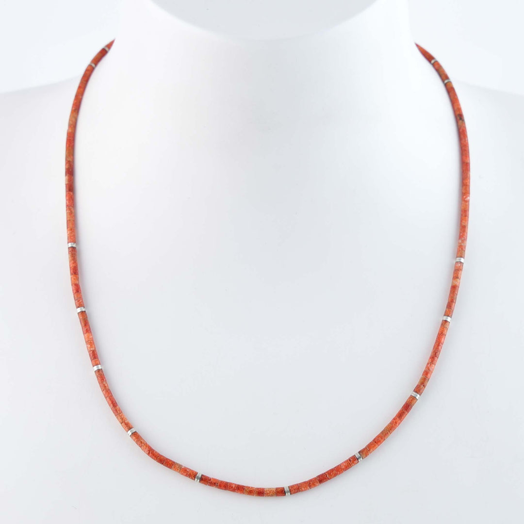 Santo Domingo Apple Coral Necklace