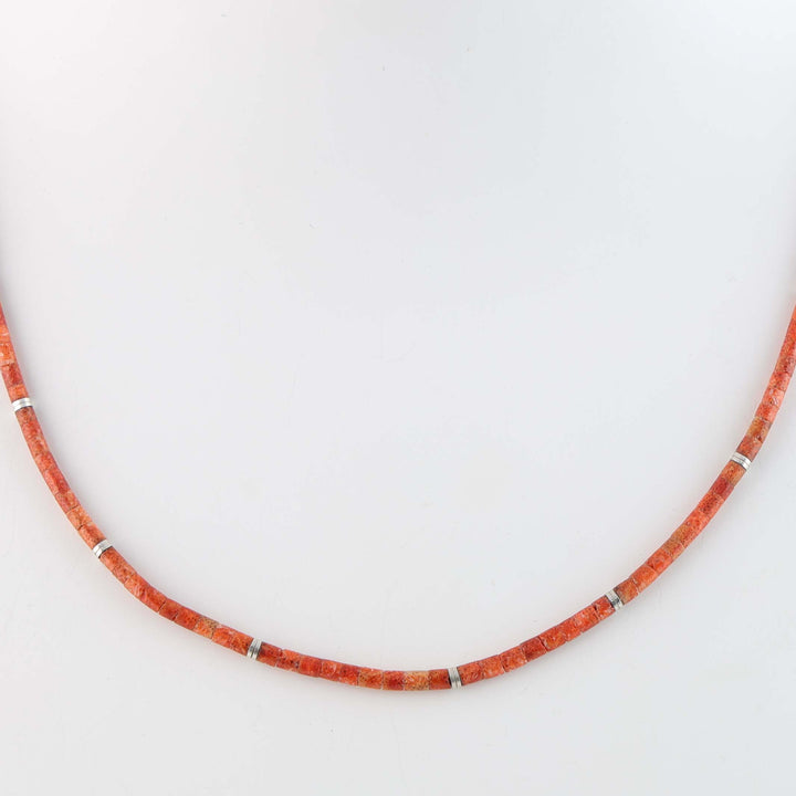 Santo Domingo Apple Coral Necklace