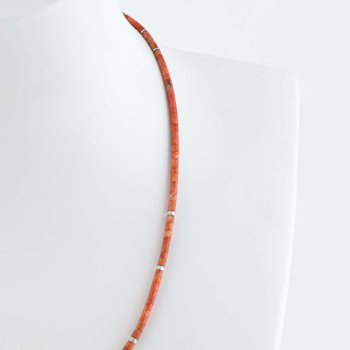 Santo Domingo Apple Coral Necklace