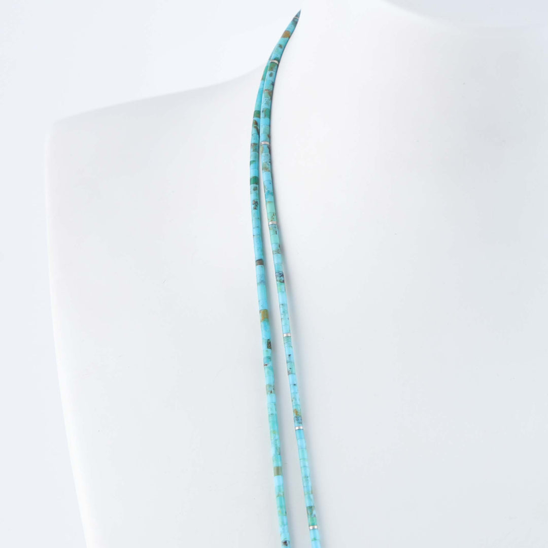 Santo Domingo Inlay Tab Necklace