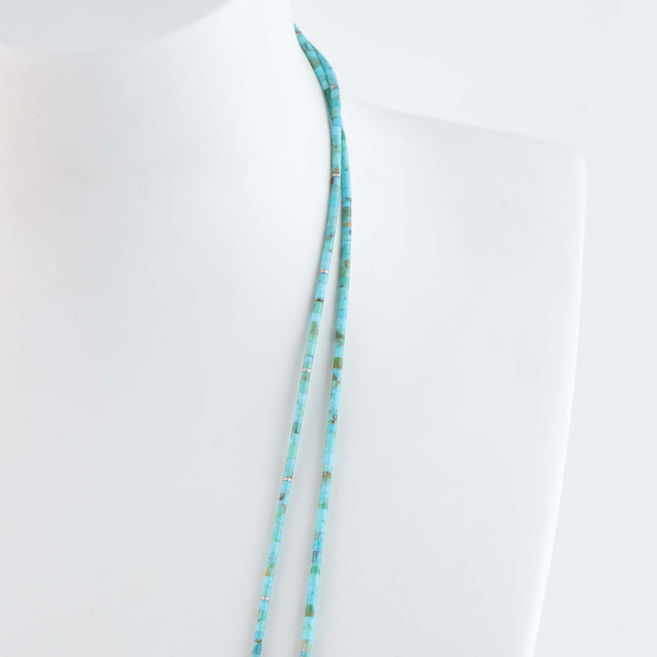 Santo Domingo Inlay Tab Necklace