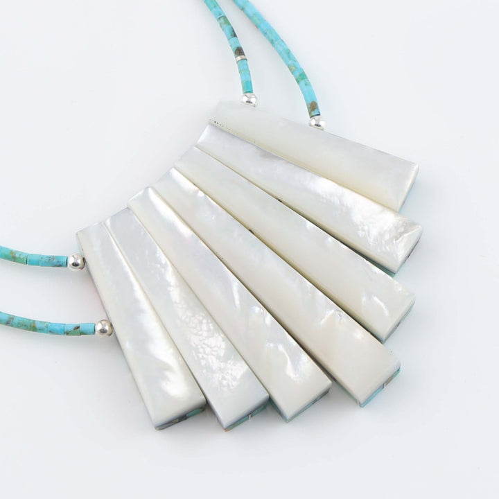 Santo Domingo Inlay Tab Necklace