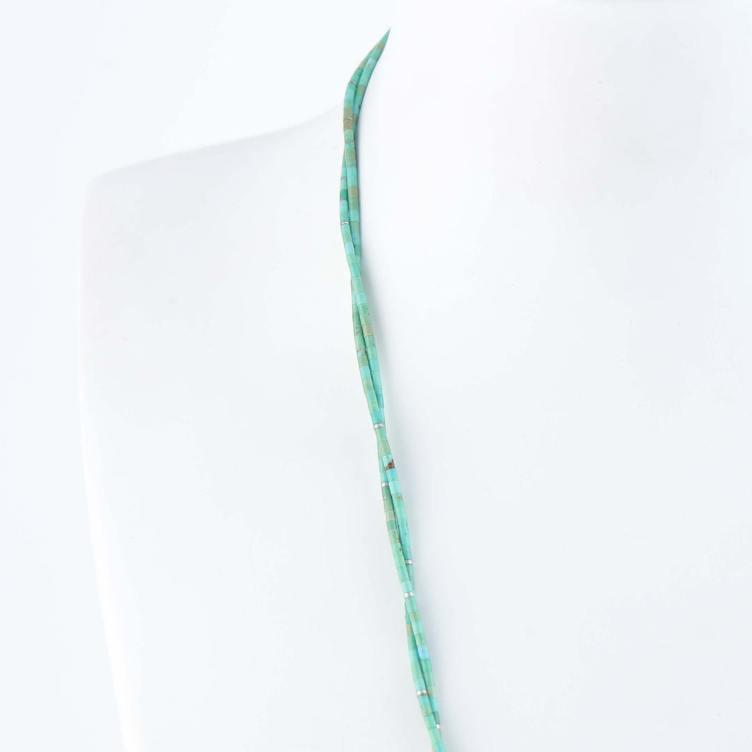 Santo Domingo Inlay Tab Necklace