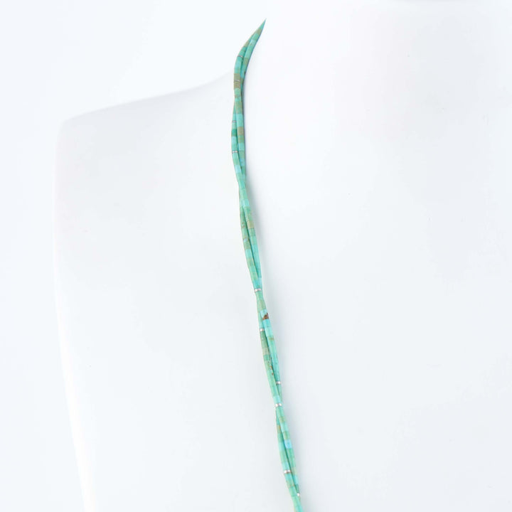 Santo Domingo Inlay Tab Necklace