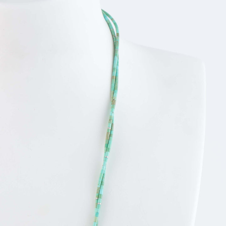 Santo Domingo Inlay Tab Necklace