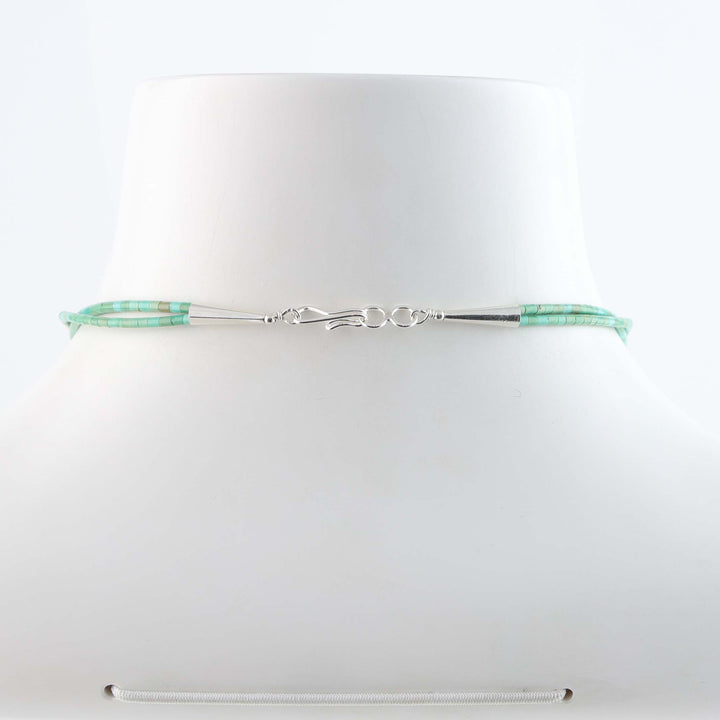 Santo Domingo Inlay Tab Necklace