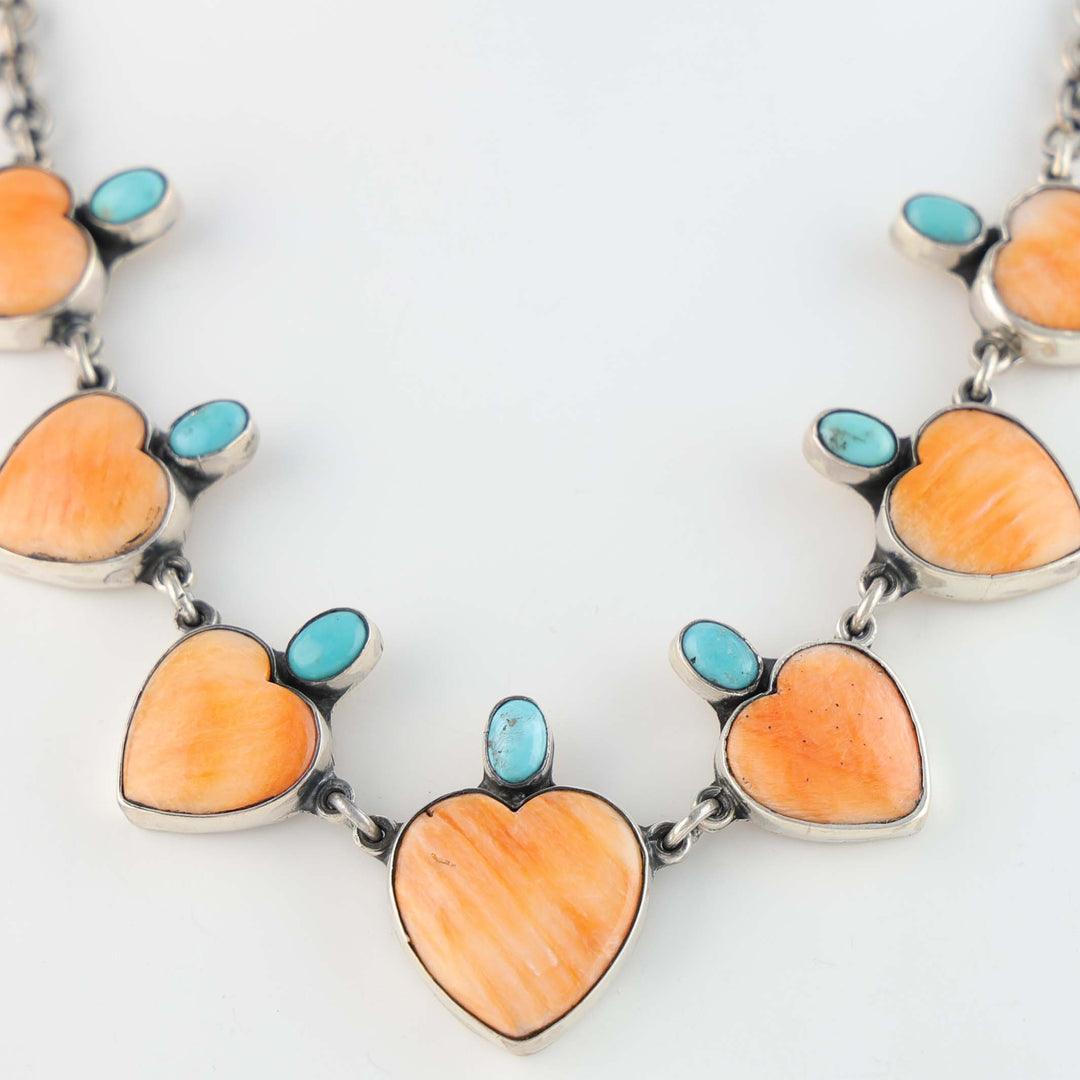 Spiny Oyster Heart Necklace