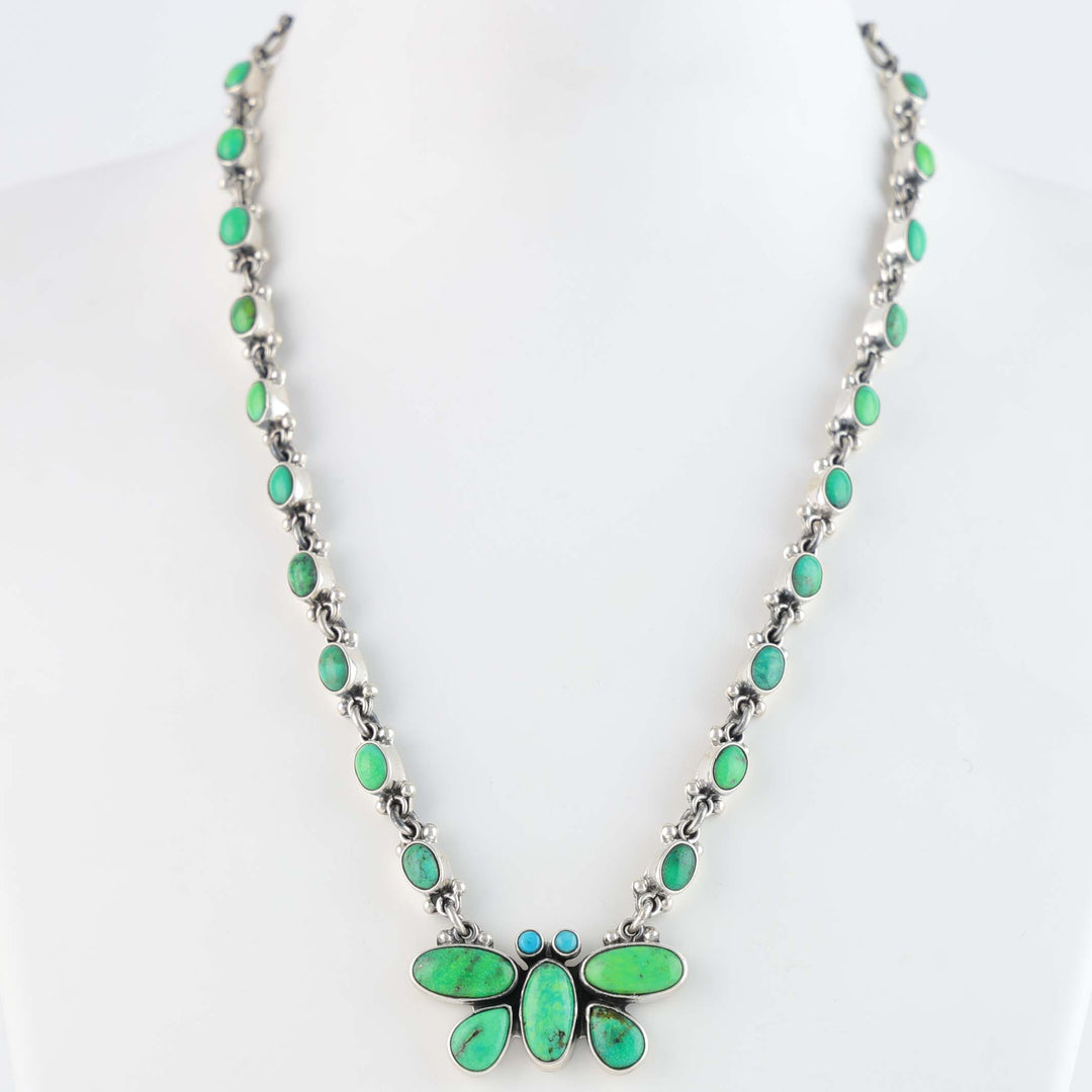 Turquoise Butterfly Necklace
