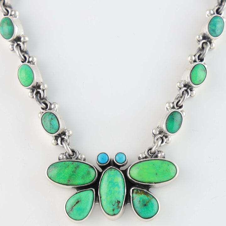 Turquoise Butterfly Necklace
