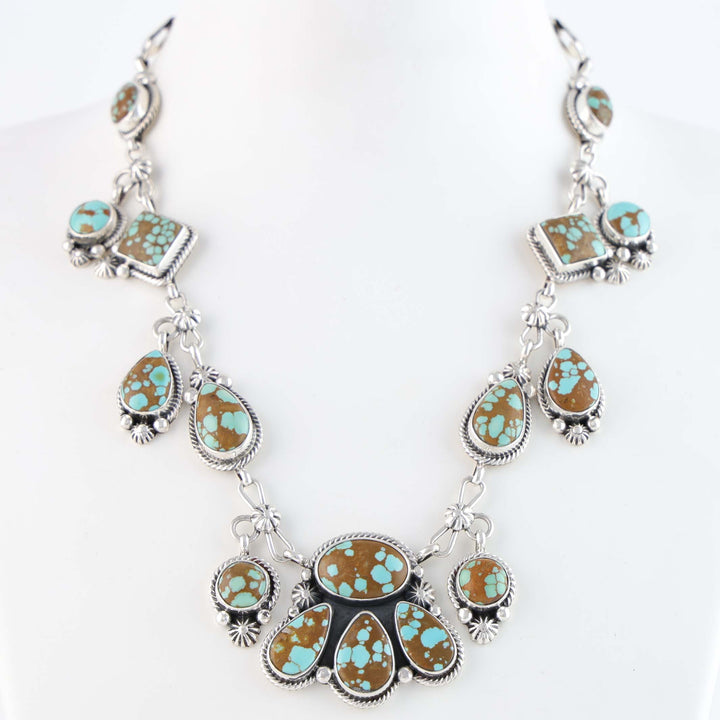 Number Eight Turquoise Necklace