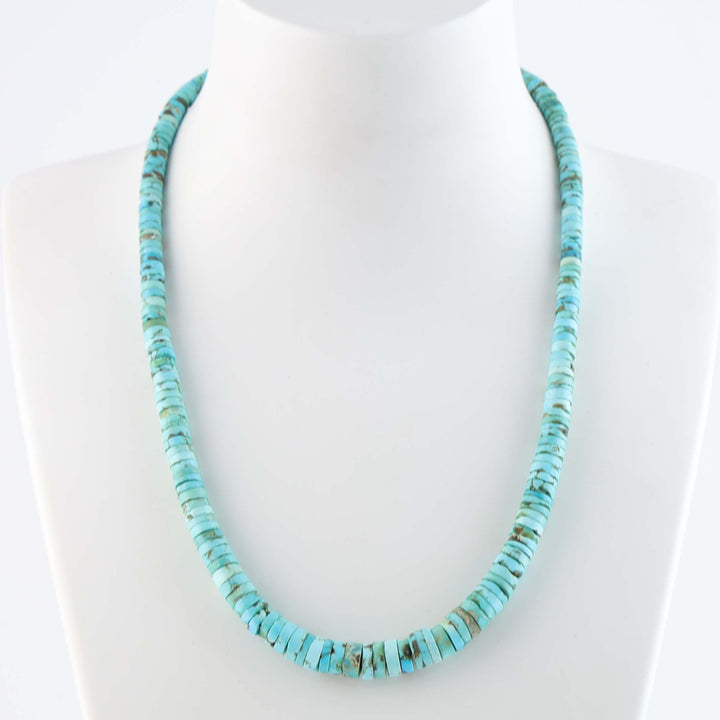 Santo Domingo Blue Moon Turquoise Necklace