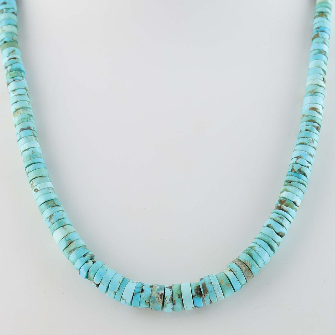 Santo Domingo Blue Moon Turquoise Necklace
