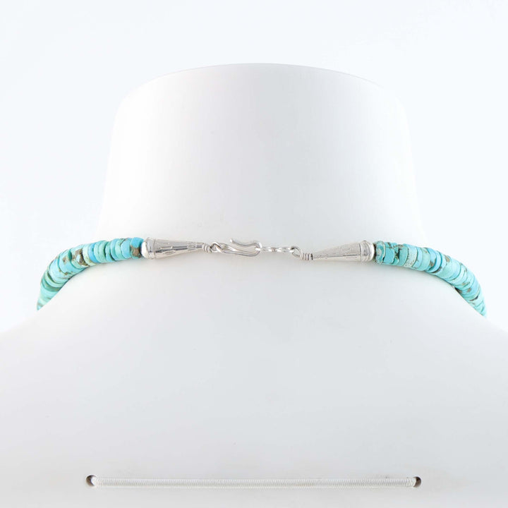 Santo Domingo Blue Moon Turquoise Necklace