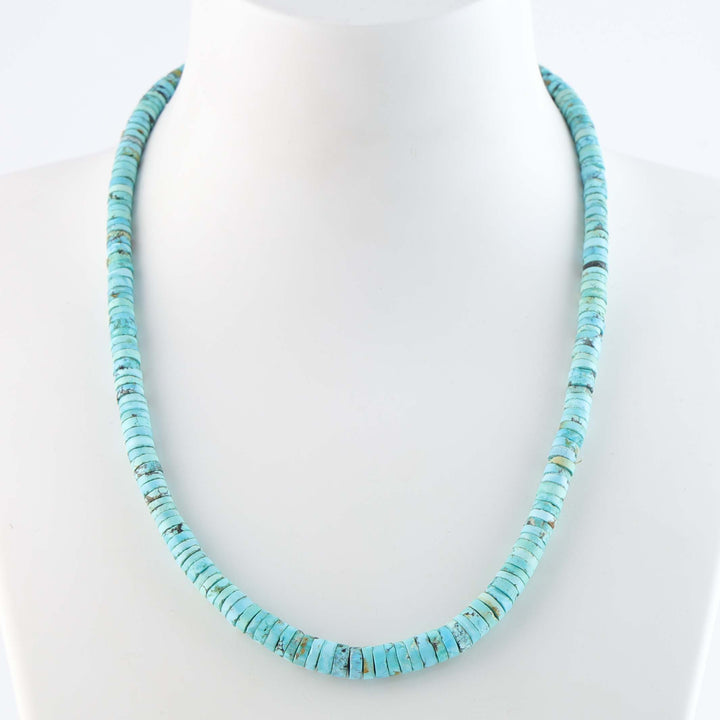 Santo Domingo Blue Moon Turquoise Necklace