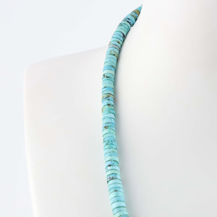 Santo Domingo Blue Moon Turquoise Necklace