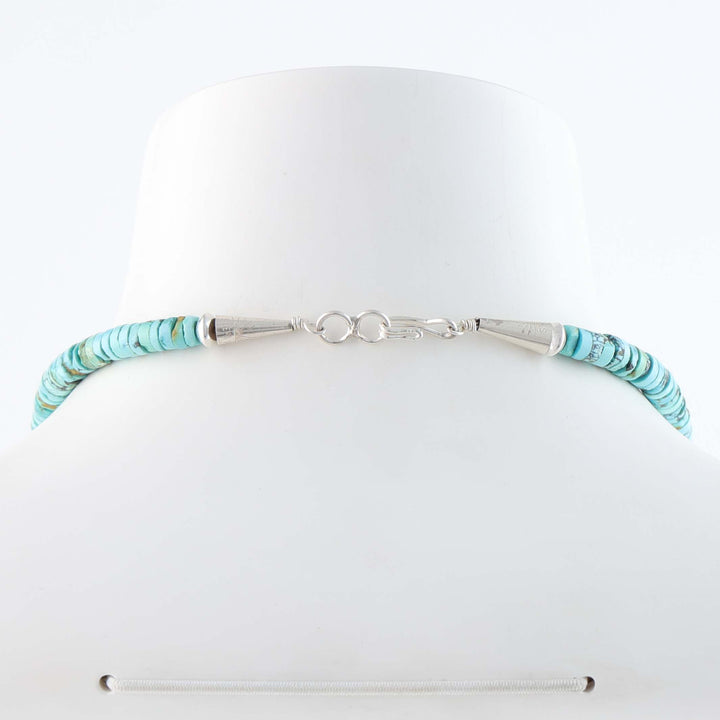 Santo Domingo Blue Moon Turquoise Necklace