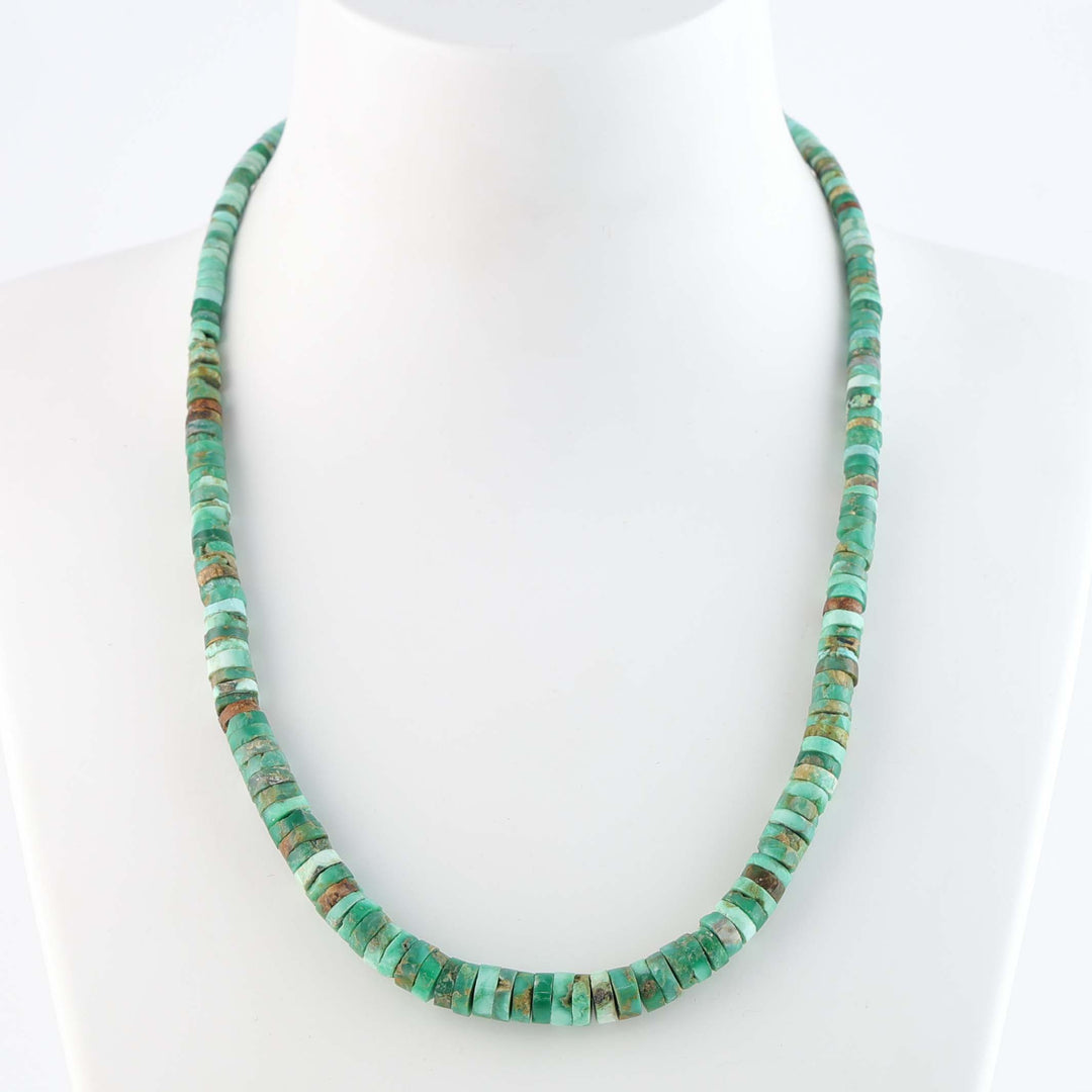 Santo Domingo Broken Arrow Turquoise Necklace