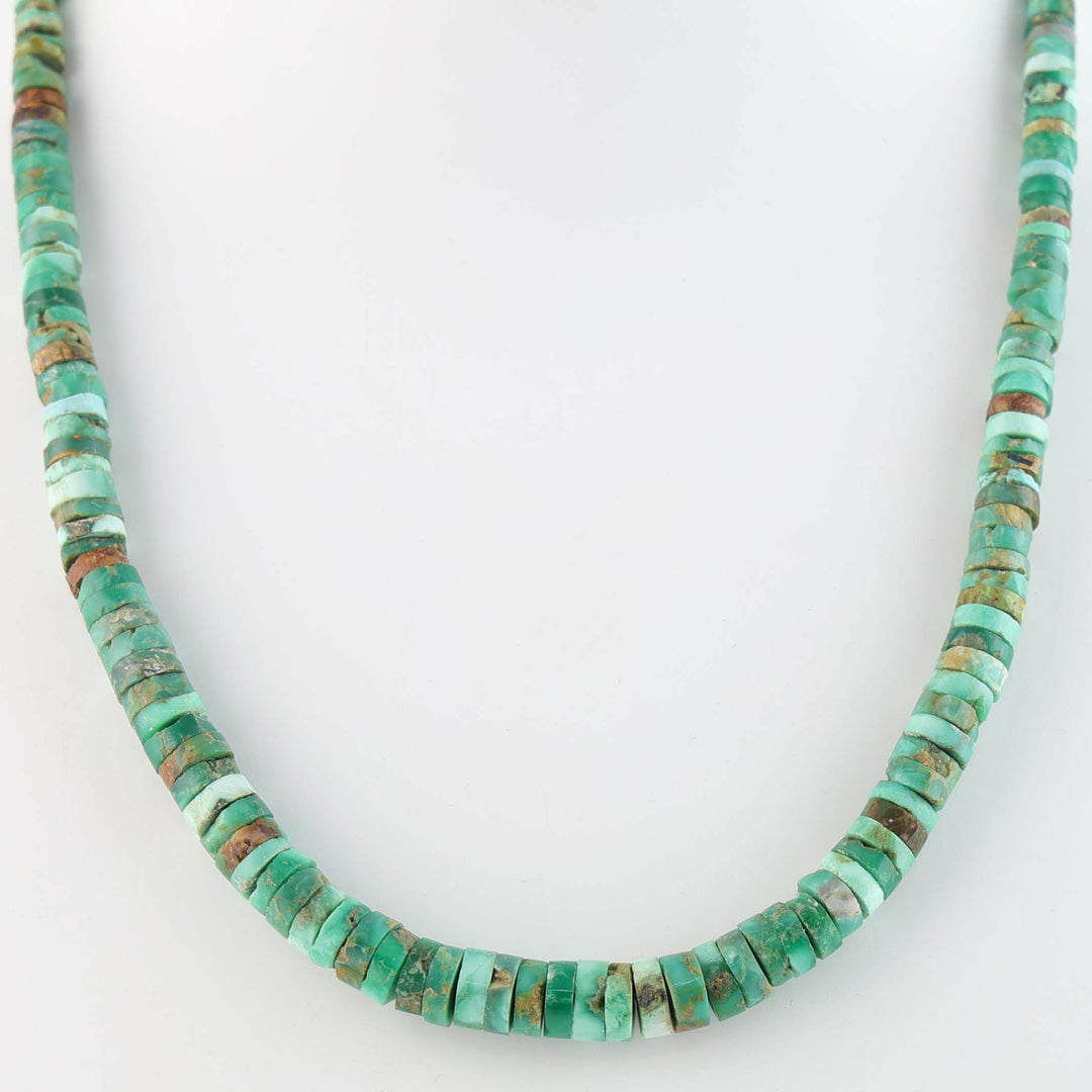 Santo Domingo Broken Arrow Turquoise Necklace