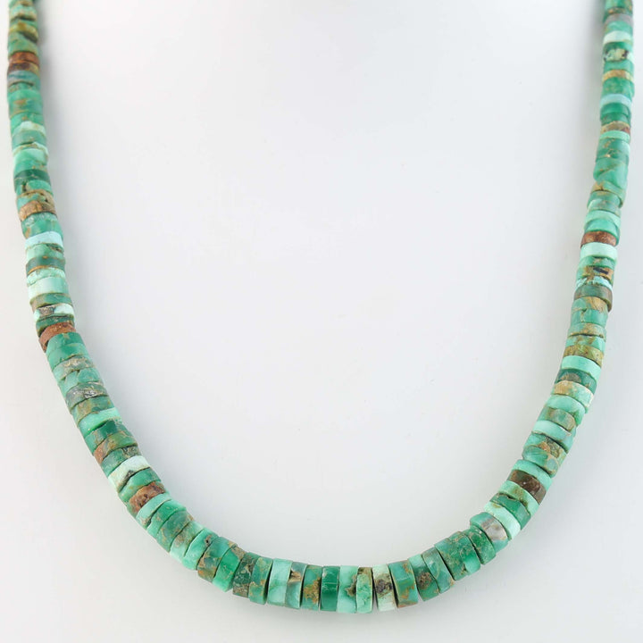 Santo Domingo Broken Arrow Turquoise Necklace