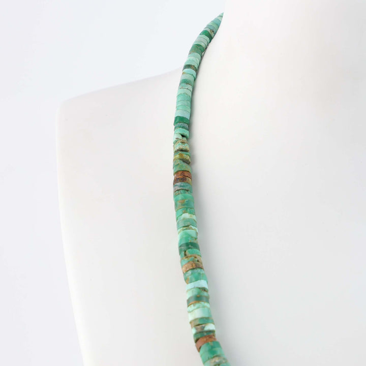 Santo Domingo Broken Arrow Turquoise Necklace