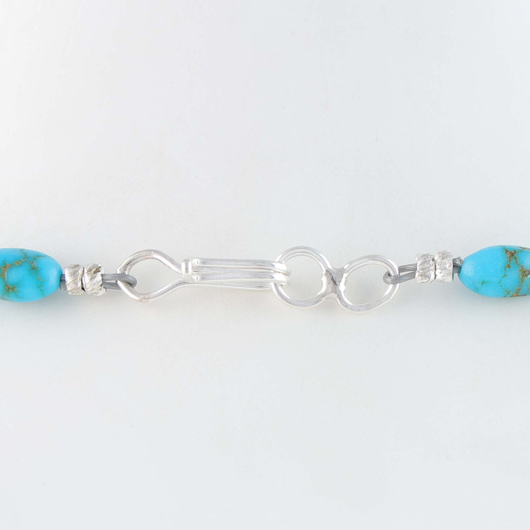 Navajo Sleeping Beauty Turquoise Nugget Necklace