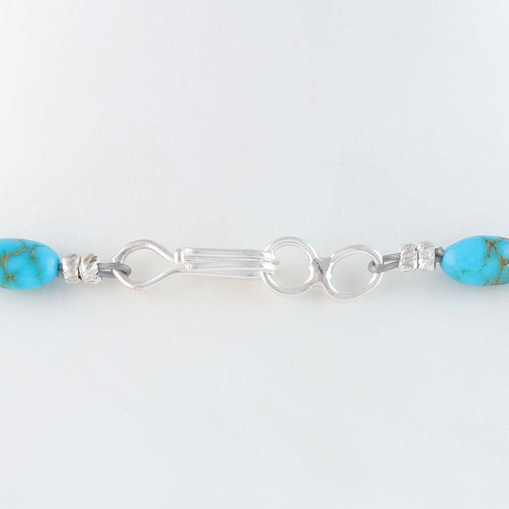 Navajo Sleeping Beauty Turquoise Nugget Necklace
