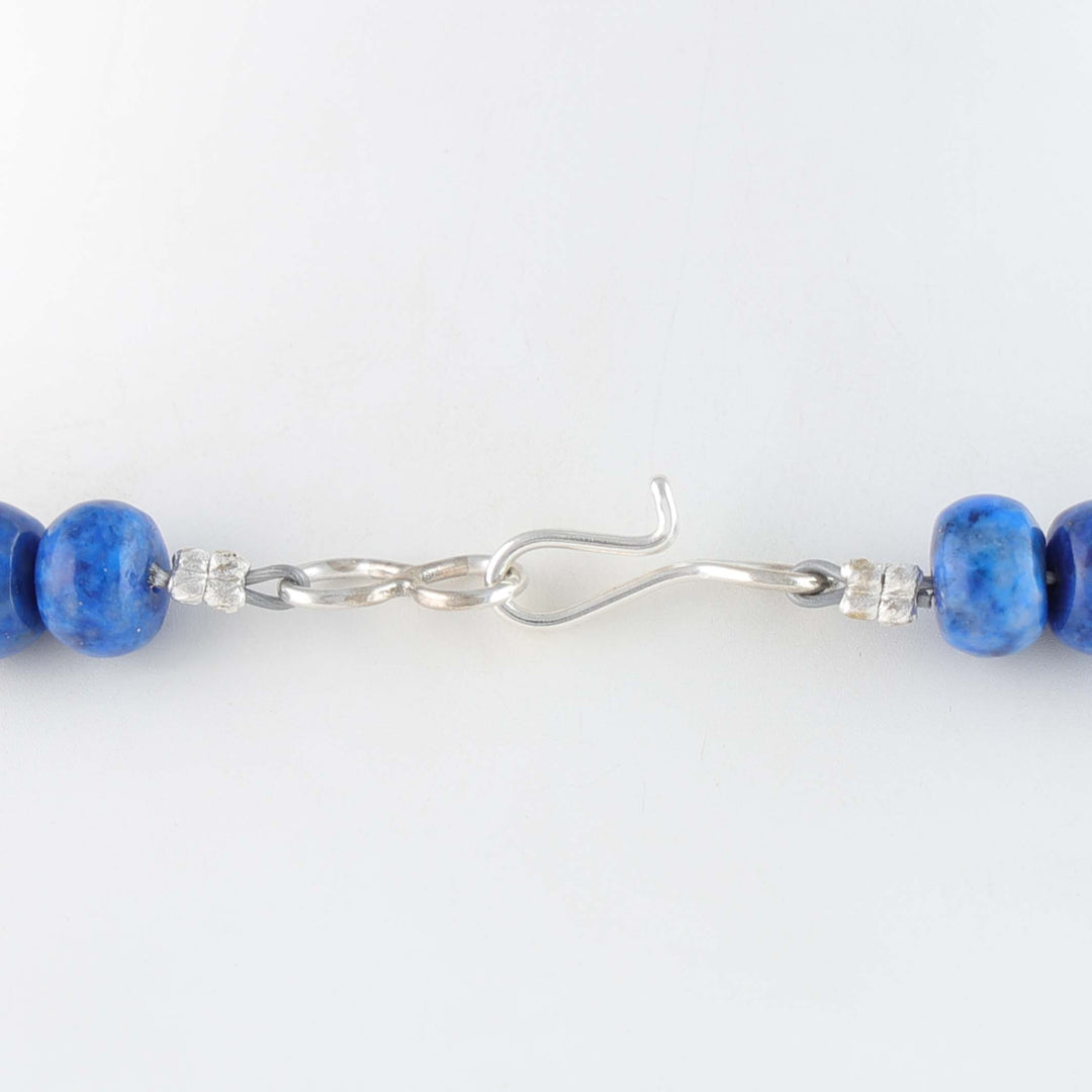 Navajo Lapis and Kingman Turquoise Bead Necklace