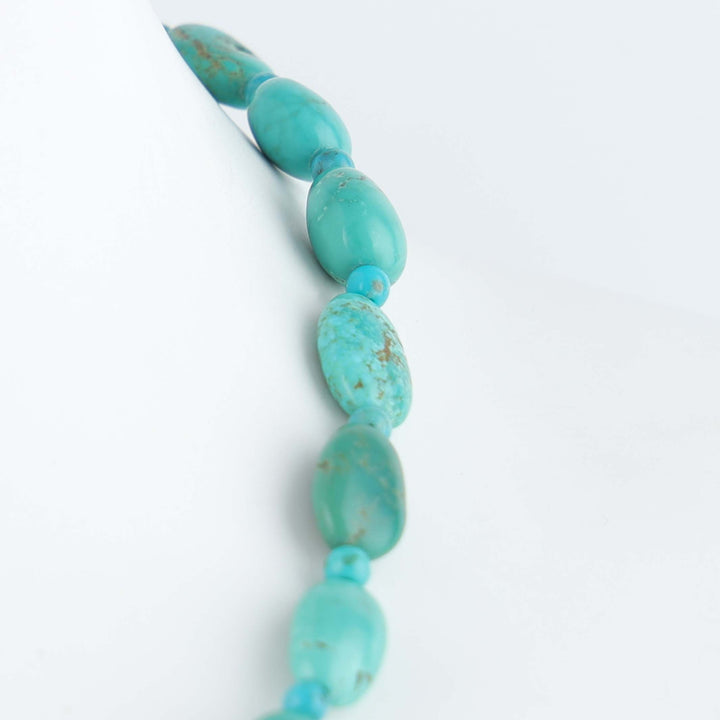 Navajo Kingman Turquoise Nugget Necklace