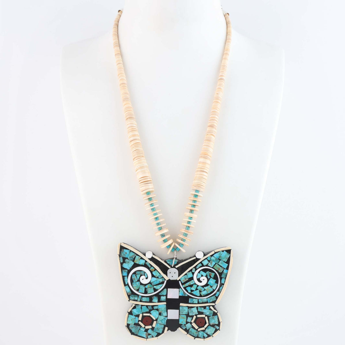 Santo Domingo Butterfly Necklace by Warren Nieto
