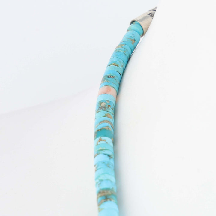 Navajo Evans Turquoise Heishi Necklace