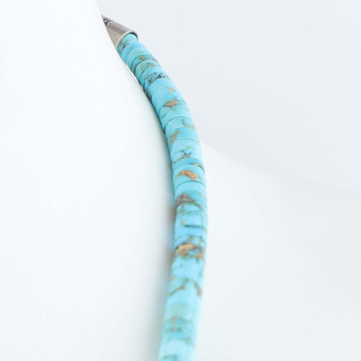 Navajo Evans Turquoise Heishi Necklace