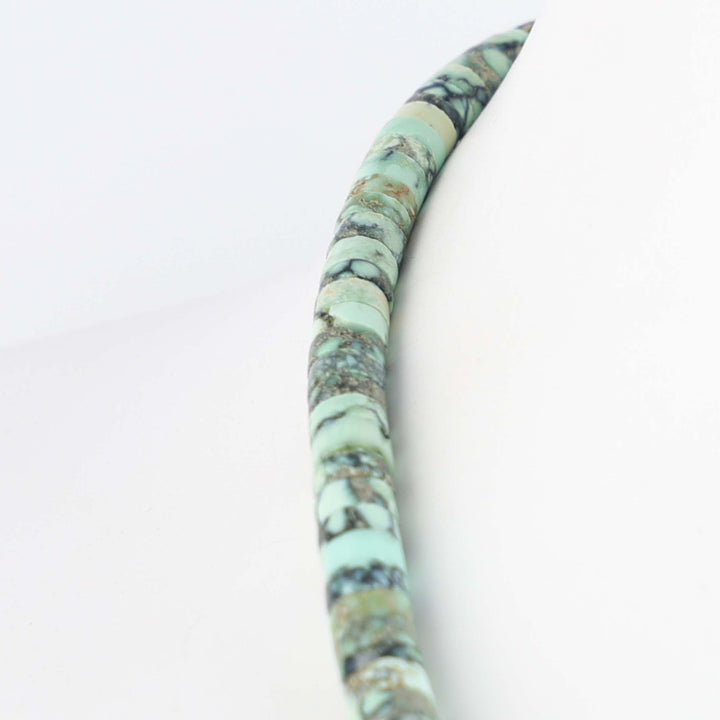 Navajo Angel Wing Turquoise Heishi Necklace