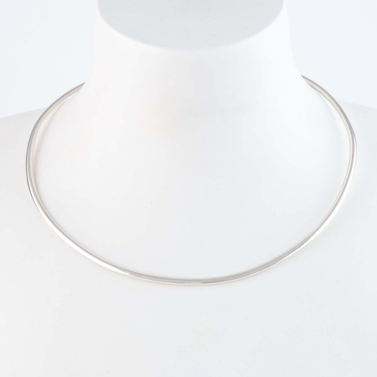Navajo Silver Collar Necklace by Marian Nez