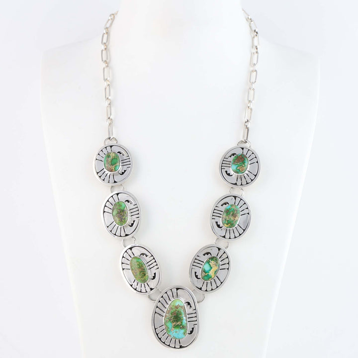 Navajo Sonoran Gold Turquoise Necklace