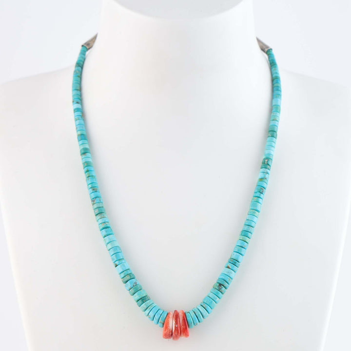 Hopi Fox Turquoise Necklace