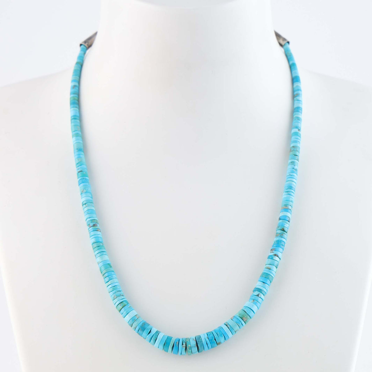 Hopi Sleeping Beauty Turquoise Necklace by Piki Wadsworth