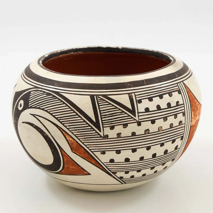 1970s Prehistoric Bird Pot
